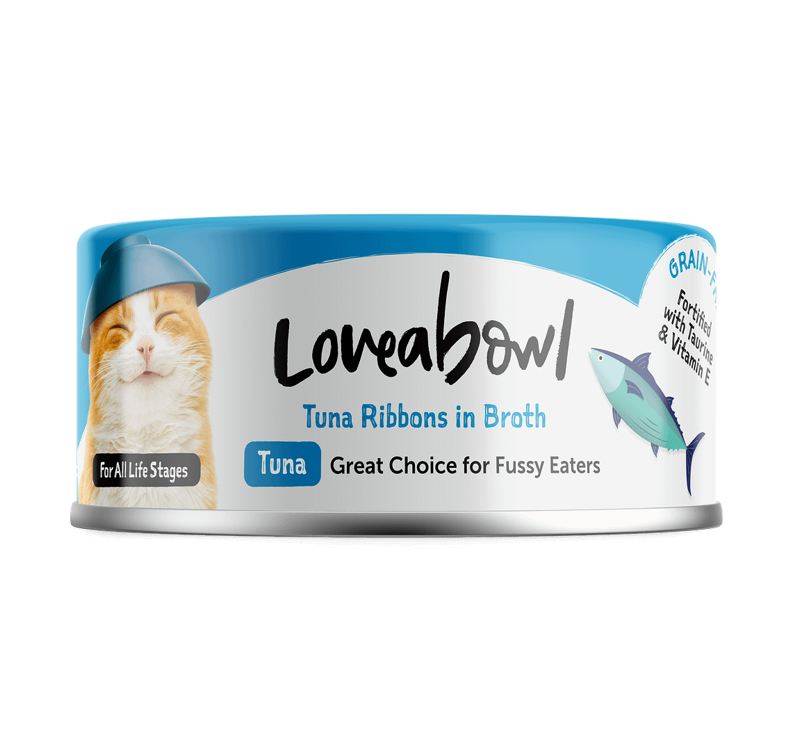 Loveabowl Tuna Ribbons in Broth Wet Food for Cat 70g