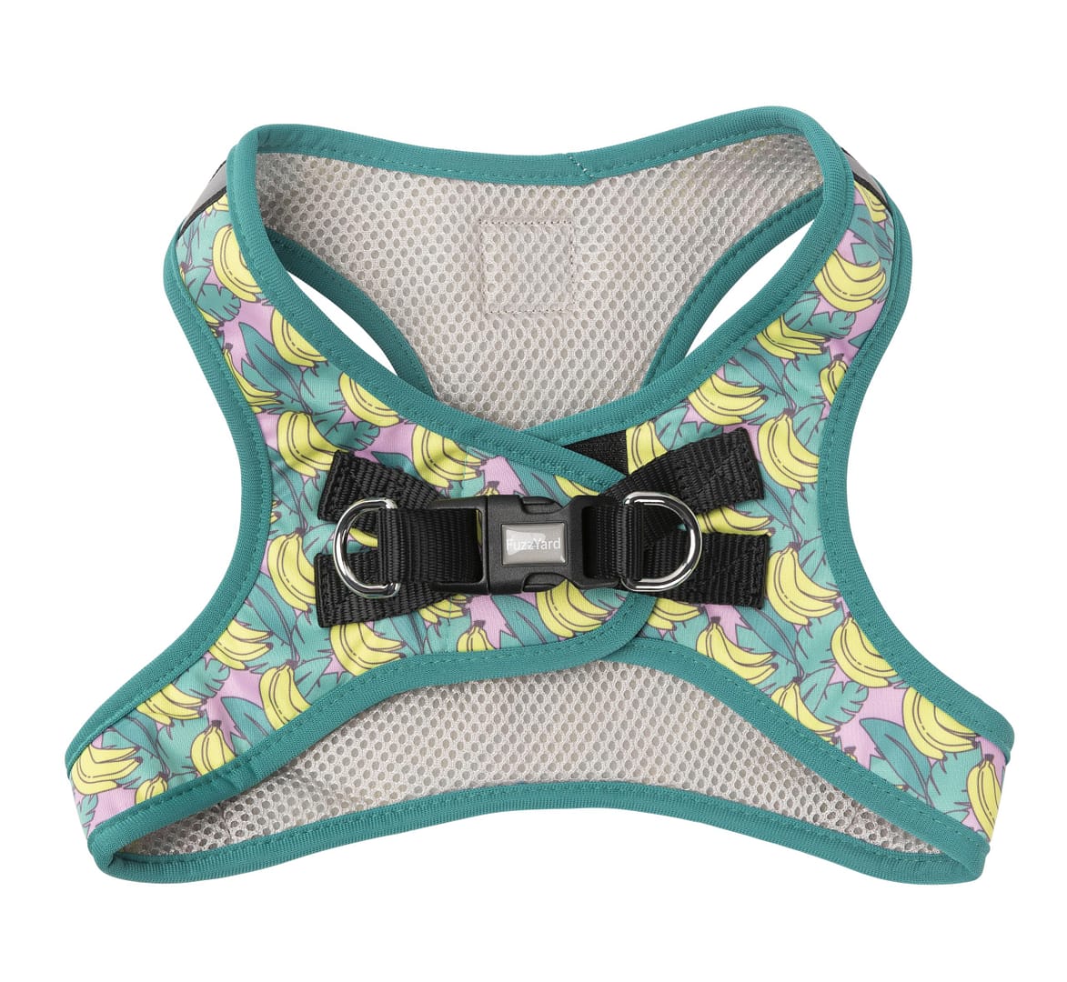 FuzzYard Step-in Dog Harness, Bananarama