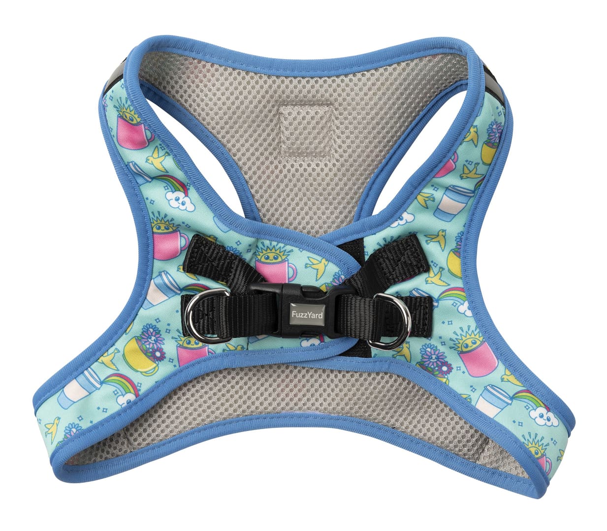 FuzzYard Step-in Dog Harness - Wakey Wakey