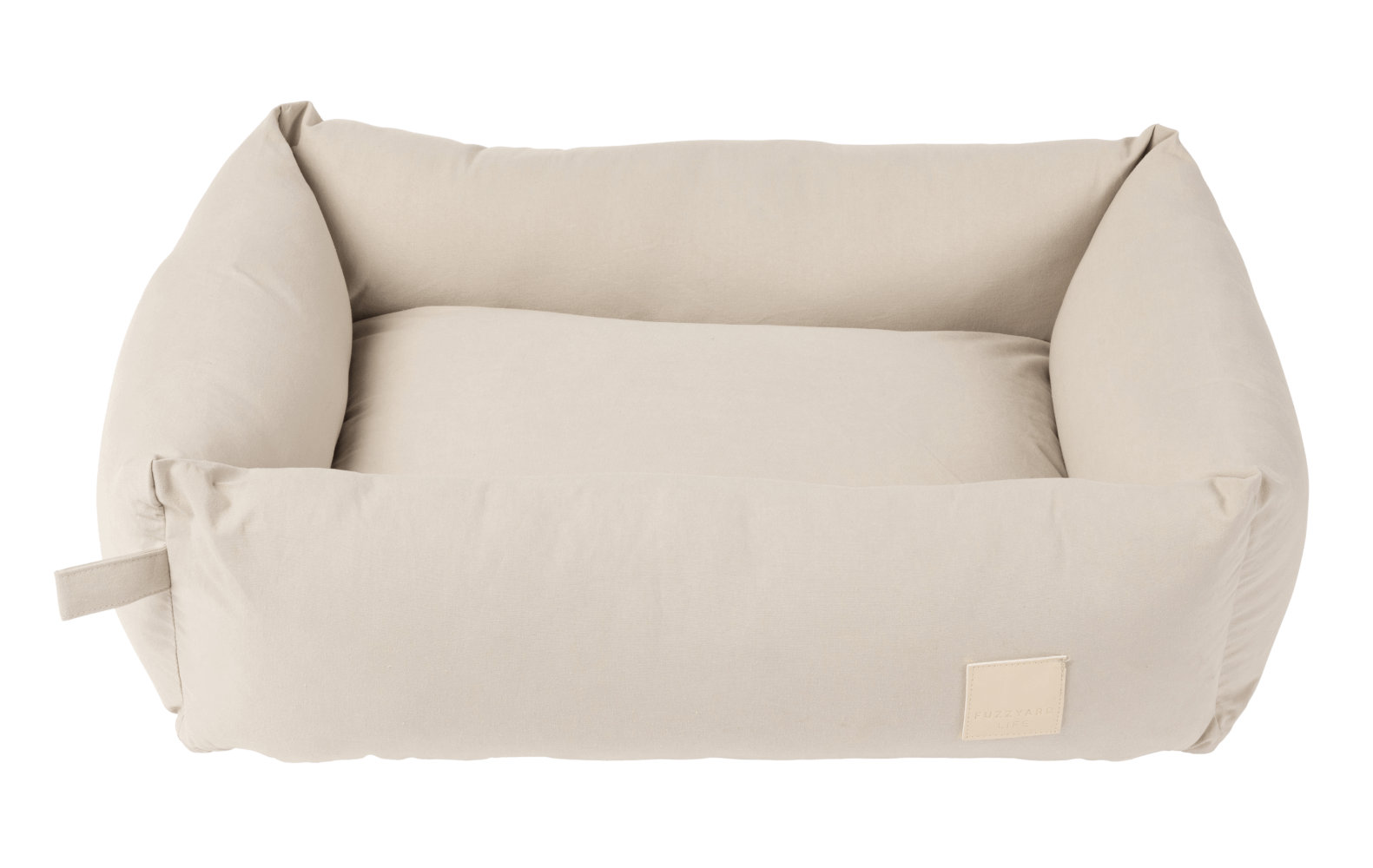 FuzzYard Premium Lounge Pet Bed, Sandstone