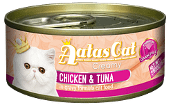 Aatas Cat Creamy Chicken & Tuna in Gravy 80g