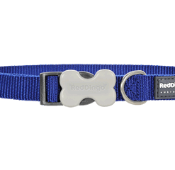 Red Dingo Bucklebone Classic Collar - Dark Blue