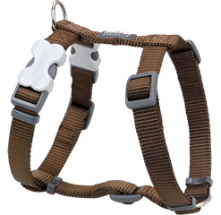 Red Dingo Classic Harness - Brown