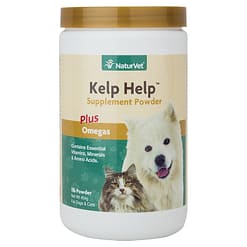 NaturVet Kelp Help Supplement Powder Plus Omegas For Dog & Cat 1lb