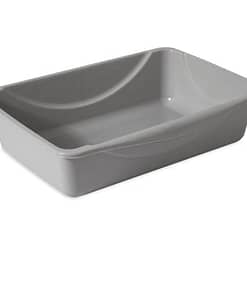 Petmate Basic Litter Box - Mouse Gray (3 Sizes)