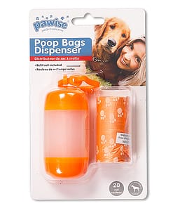 Pawise Poop Bag Dispenser (20 Sheets) (3 Colours)