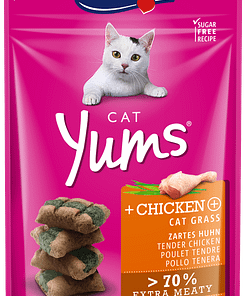 Vitakraft Cat Yums Chicken & Cat Grass 40g
