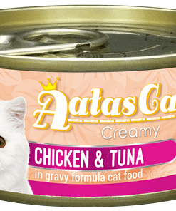 Aatas Cat Creamy Chicken & Tuna in Gravy 80g
