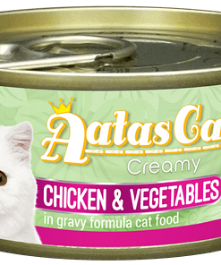 Aatas Cat Creamy Chicken & Vegetables in Gravy 80g