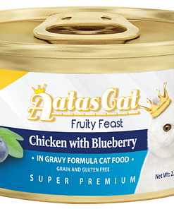 Aatas Cat Finest Fruity Feast Chicken with Blueberry in Gravy 70g