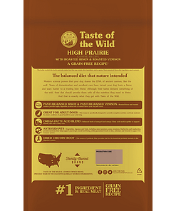High Prairie Roasted Bison & Roasted Venison Dog Food