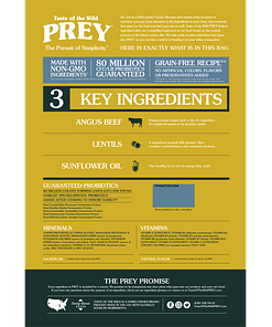 Prey Angus Beef Cat Food