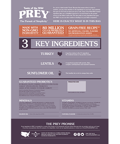 Prey Turkey Cat Food