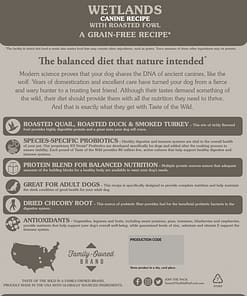 Wetlands Roasted Fowl Dog Food