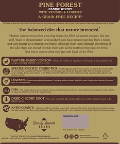Pine Forest Venison 2kg Dog Food