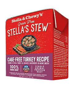 Stella & Chewy’s Cage-Free Turkey Stella's Stew Grain Free Wet Dog Food 11oz