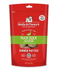  Stella & Chewy's Duck Duck Goose Freeze-Dried Raw Dinner Patties (2 Sizes)