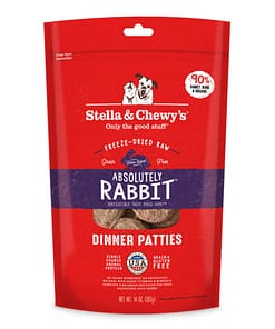  Stella & Chewy's Absolutely Rabbit Freeze-Dried Raw Dinner Patties 14oz
