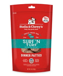 Stella & Chewy's Surf ‘N Turf Freeze-Dried Raw Dinner Patties (2 Sizes)