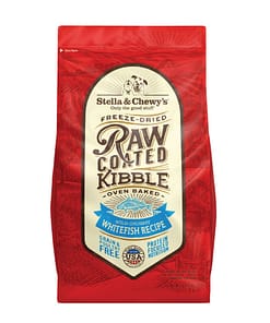 Stella & Chewy’s Wild-Caught Whitefish Raw Coated Kibble Freeze-Dried Dog Food (2 Sizes)