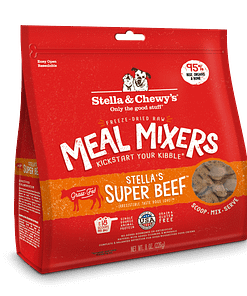 Stella & Chewy's  Super Beef Meal Mixers Freeze-Dried Raw Dog Food (2 Sizes)