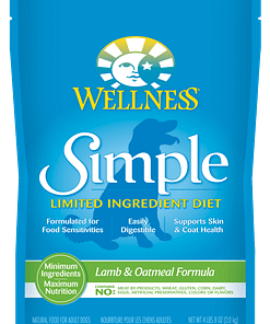 Wellness Simple Grain-Free Lamb & Oatmeal Formula for Dog