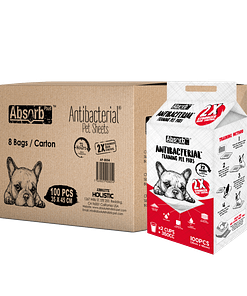 Absorb Plus Antibacterial Pet Sheets (100pcs)