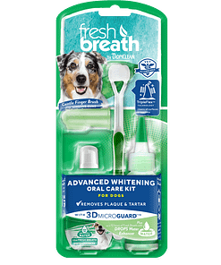 TropiClean Advanced Whitening Oral Care Kit for Dogs (2 Sizes)