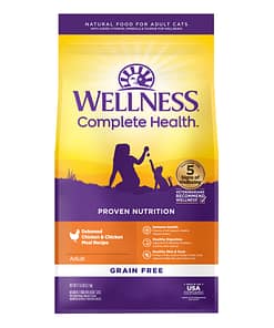 Wellness Complete Health Grain Free Deboned Chicken & Chicken Meal Dry Cat Food (2 Sizes)