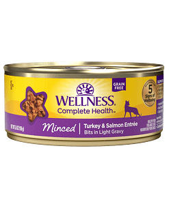 Wellness Complete Health  Minced Turkey & Salmon Dinner for Cat 5.5oz