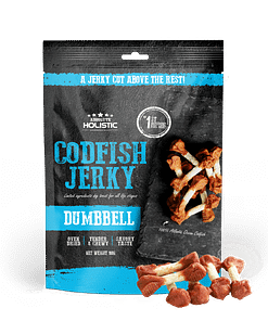 Absolute Holistic Jerky Limited Ingredient Dog Treat - Codfish Dumbbell (100g)