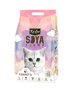 Kit Cat Soya Clump Soybean Litter 7L (Confetti)