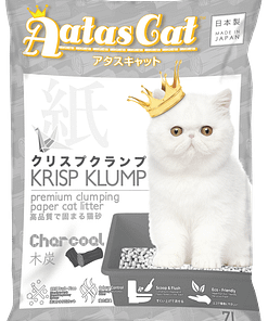 Aatas Cat Krisp Klump Paper Cat Litter Charcoal 7L