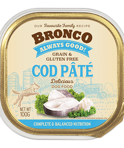 Bronco Cod Pate Tray 100g