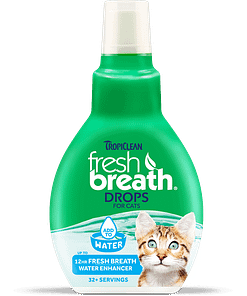 TropiClean Fresh Breath Drops for Cats 2.2 fl oz