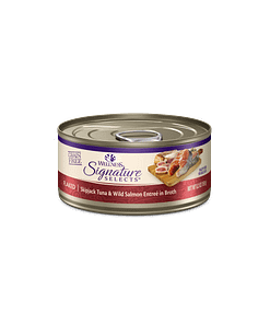 Wellness Signature Flaked Tuna & Salmon Entrée for Cat 5.3oz