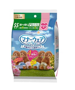 Unicharm Manner Wear Dog Diaper Trial Pack (Female)