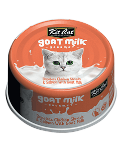 Kit Cat Goat Milk Gourmet Chicken & Salmon 70g