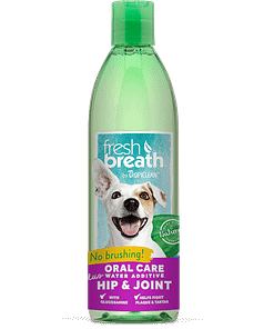 TropiClean Fresh Breath Oral Care Water Additive Plus Hip & Joint