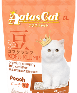 Aatas Cat Kofu Klump Tofu Cat Litter Peach 6L