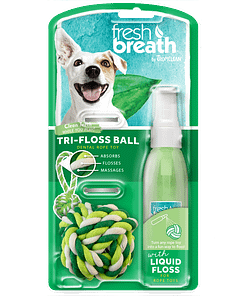 TropiClean Liquid Floss Triflossball 4 fl oz