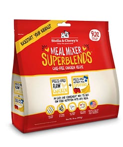Stella & Chewy's SuperBlends Cage-Free Chicken Meal Mixers Freeze-Dried Raw Dog Food 16oz