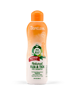 TropiClean Natural Flea & Tick Shampoo, Maximum Strength (2 Sizes)