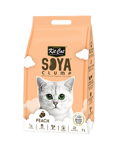 Kit Cat Soya Clump Soybean Litter 7L (Peach)