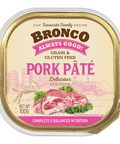 Bronco Pork Pate Tray 100g