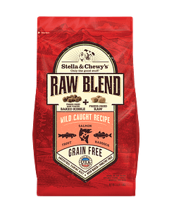 Stella & Chewy’s Wild Caught Raw Blend Kibble Freeze-Dried Dog Food (2 Sizes)