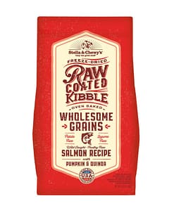 Stella & Chewy’s Salmon Recipe With Pumpkin & Quinoa Raw Coated Kibble Wholesome Grains Freeze-Dried Dog Food (2 Sizes)