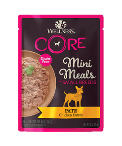 Wellness Core Small Dog Breed Mini Meals – Pâté Chicken Entrée 3oz
