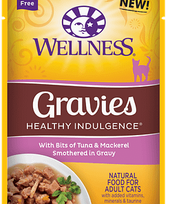 Wellness Cat Indulgence Gravies - Tuna & Mackerel 3oz