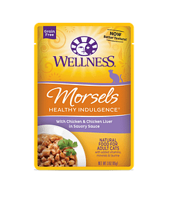 Wellness Cat Indulgence Morsels – Chicken & Chicken Liver 3oz